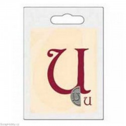 Pravolevé pečetidlo - Iniciály U