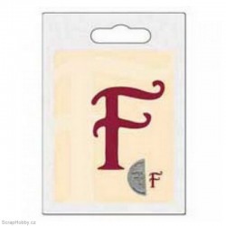 Pravolevé pečetidlo - Iniciály F
