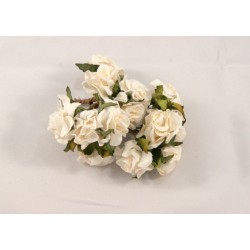 Ruční kytičky - bílé