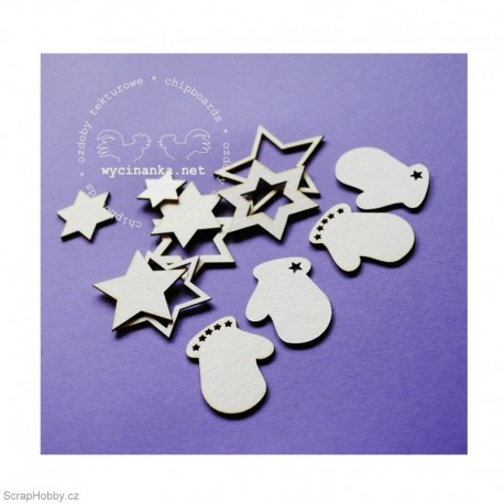 Palčáky a hvězdičky - 10ks