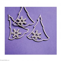 Stromeček s vločkou