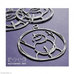 Ozdoby se sněhuláky - 3ks