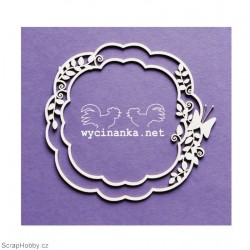 Rámeček s motýlkem - 1ks 2.