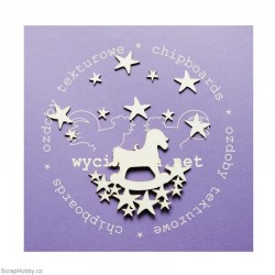 Koník s hvězdičkami - 1ks