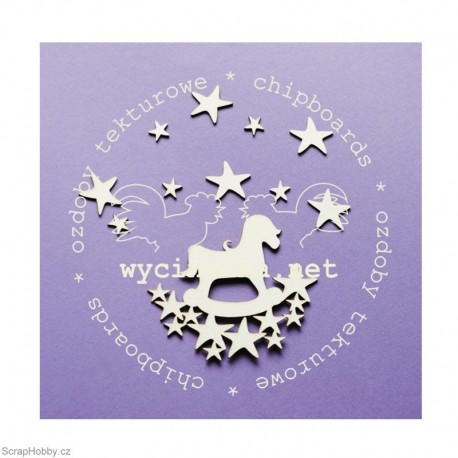 Koník s hvězdičkami - 1ks