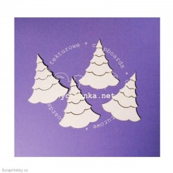 Stromeček s vlnkami - 4ks