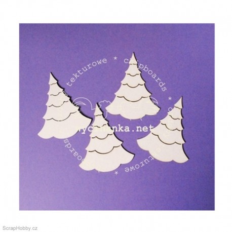 Stromeček s vlnkami - 4ks