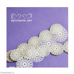 Bordurky - Krajková kolečka - 3ks