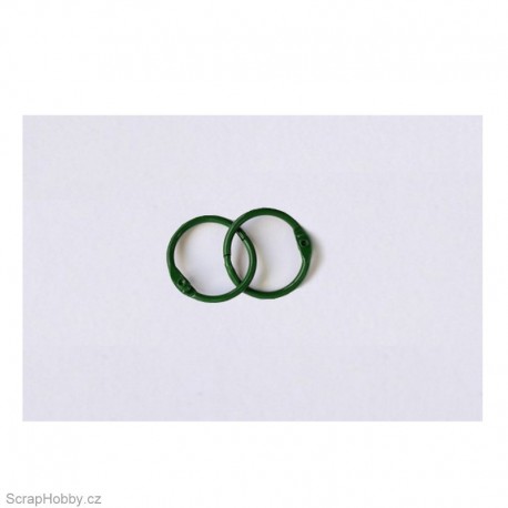 Kovové kroužky 18/20mm - zelené