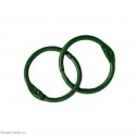 Kovové kroužky 28/30mm - zelené