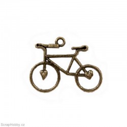 Kolo se srdíčky - staromosaz