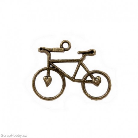 Kolo se srdíčky - staromosaz