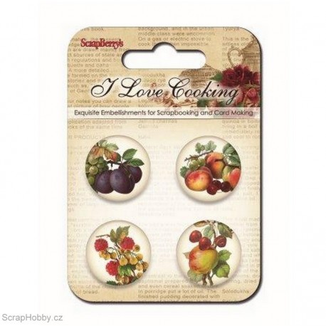 Kovová placička - I Love Cooking - 1.