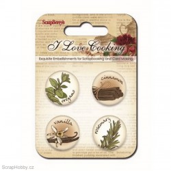 Kovová placička - I Love Cooking - 2.