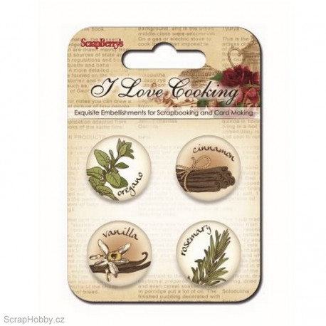 Kovová placička - I Love Cooking - 2.