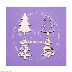 Stromečky - čtyři motivy - 4ks