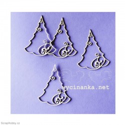 Stromečky s krucánky - 4ks