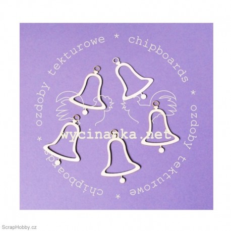 Zvonečky - obrysy - 5ks