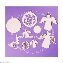 Andílci, ozdoby, svíčky....