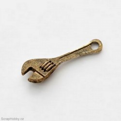 Francouzský klíč - staromosaz