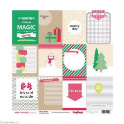 Oboustranný papír - Lovely Winter