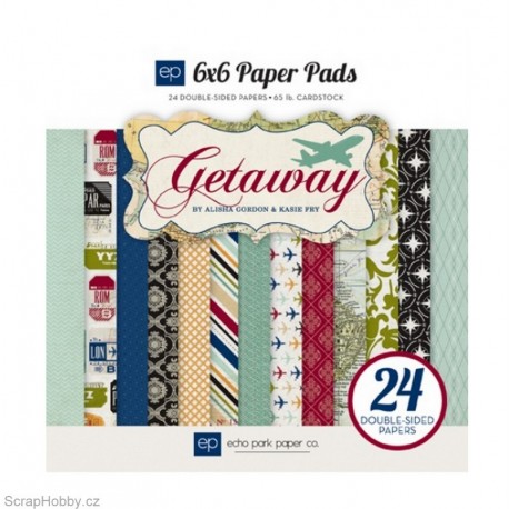 Sada papírů - Getaway - 15x15cm