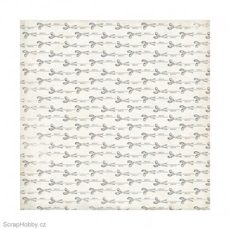 Oboustranný papír - Trim Marks - kolekce Sew Lovely