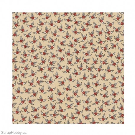 Oboustranný papír - Cesmína