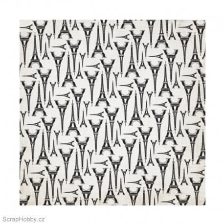 Oboustranný papír - Paříž