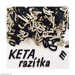 Písmenka 3 - černá.