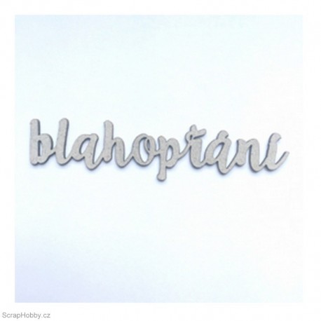 Blahopřání - 8,1 x 1,9cm