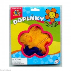 Barevná pírka - chmýří