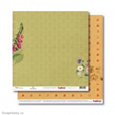 Oboustranný papír - Náprstník a svlačec