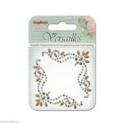 Perličkové krucánky - Modro-žluté - 2ks 