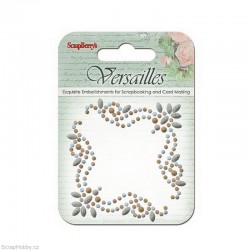 Perličkové krucánky - Modro-žluté - 2ks II.