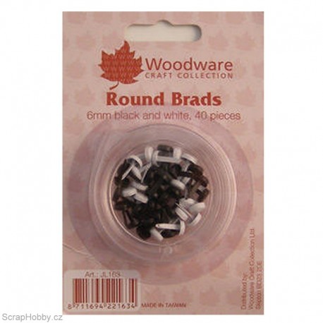 Sada hřebíčků - Pecičky - černo-bílé