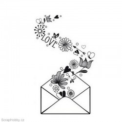 Razítko dřevěné - Psaníčko