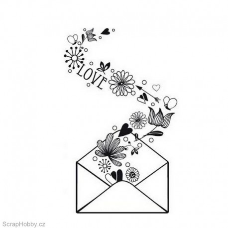 Razítko dřevěné - Psaníčko