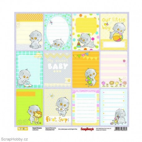 Papír - Jednostranný papír - Papír je z kolekce - Sweet Dreams.