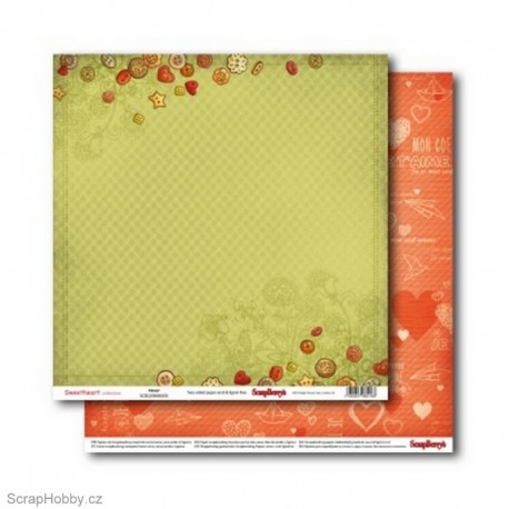 Oboustranný papír - Sweetheart - Amour