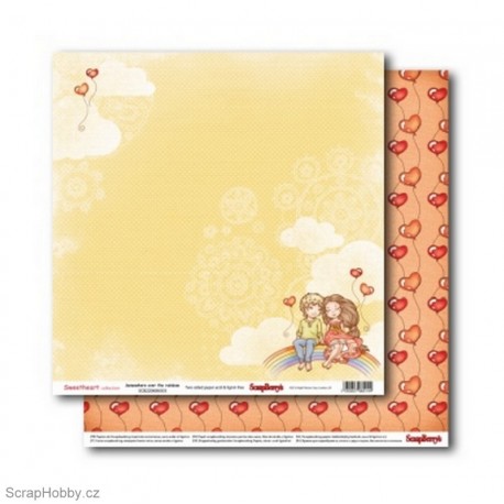 Oboustranný papír - Sweetheart - Somewhere over the rainbow