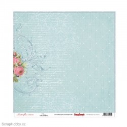 Jednostranný papír - Butterflies - Charm