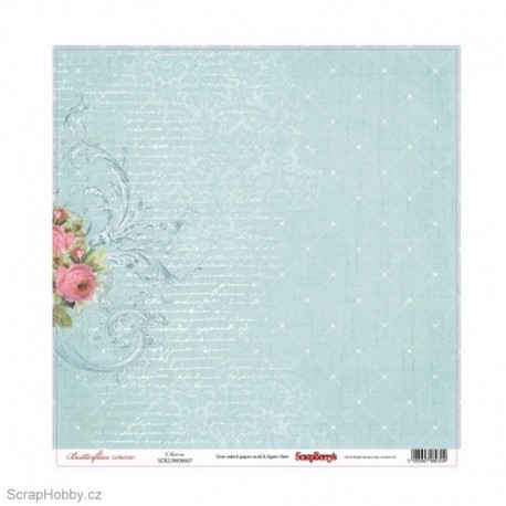 Jednostranný papír - Butterflies - Charm