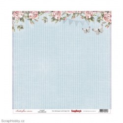 Jednostranný papír - Butterflies - Delight