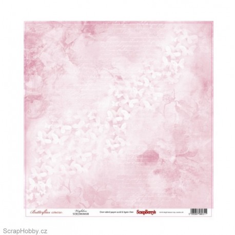 Jednostranný papír - Butterflies - Weightless