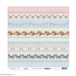 Jednostranný papír - Butterflies - Lightness