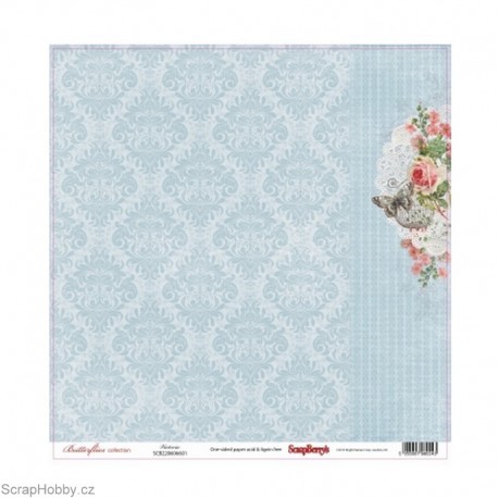 Jednostranný papír - Butterflies - Victoria