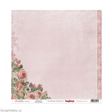 Jednostranný papír - Butterflies - Tenderness