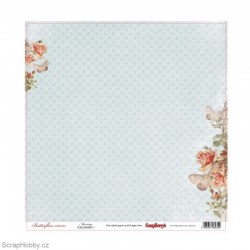 Jednostranný papír - Butterflies - Morning