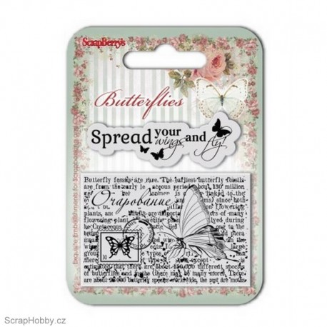 Gelové razítko - Butterflies - Spread your wings....